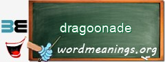 WordMeaning blackboard for dragoonade